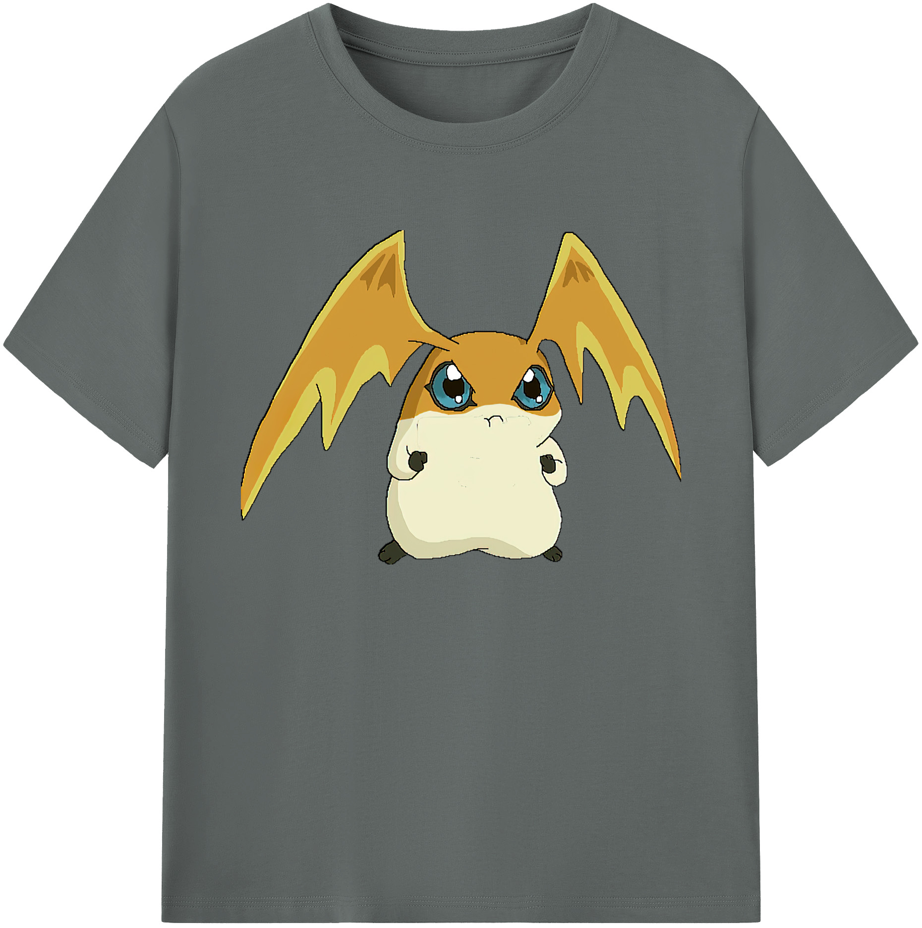 （画像用） Digimon デジタルモンスター/デジモン 綿100％ メンズ半袖Tシャツ｜肌触りやわらか＆通気性